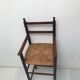 High straw chair child 50/60 years