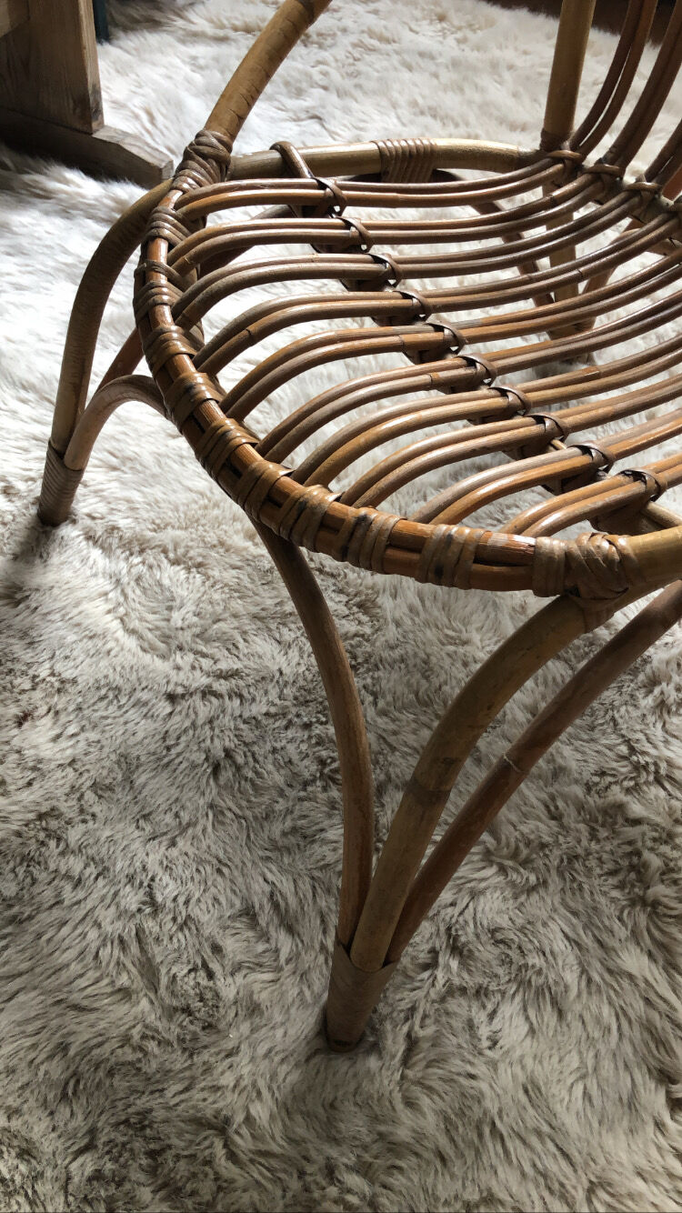 Children's rattan chair