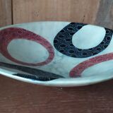 Deco plate in steatite (or soap stone)