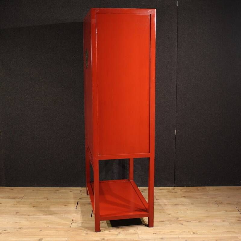 Chinese lacquered cabinet from the second half of the 20th century