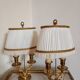 Paire de lampes bouillotte