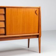 Bosteels Meubelen unique small sideboard walnut Belgium 1960