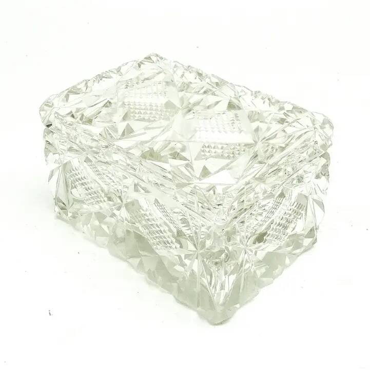 Art Deco bonbonniere, crystal, Sweden, 1930s