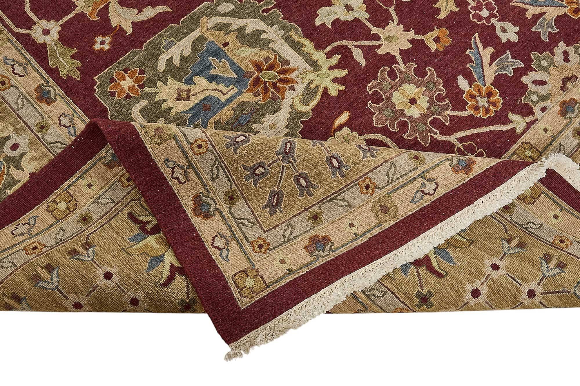 Turkish Handknotted Wool Oushak Rug 296 cm x 410 cm