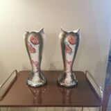 Paire de vases art nouveau en céramique