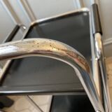 French Regency style metal serving trolley 1950