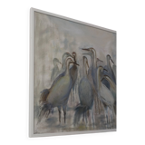 Vintage oil painting "Birds" | Sweden