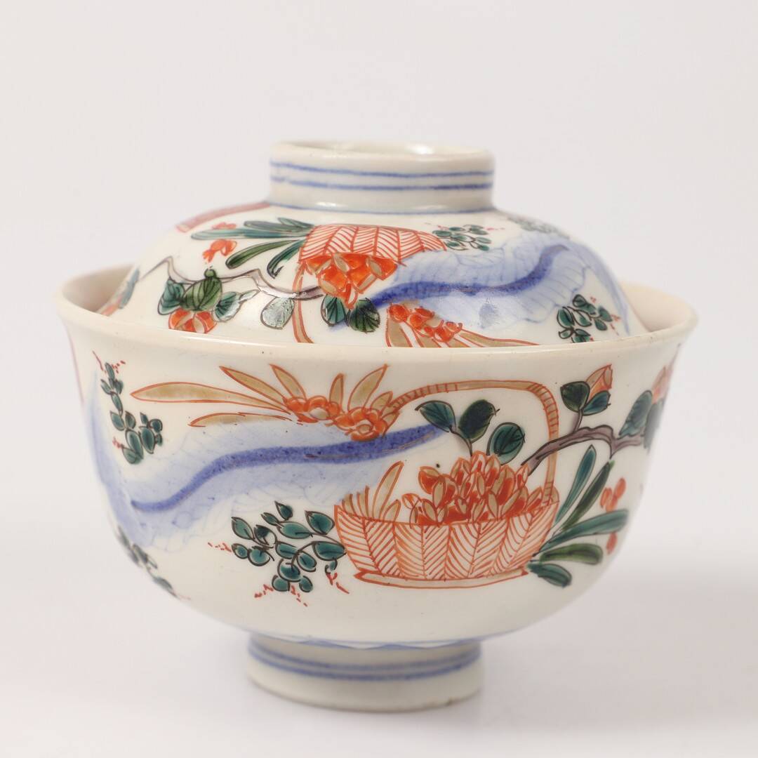 4 bowls with lid Japan