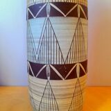 Ceramic pitcher 1960, signed VBM geometric