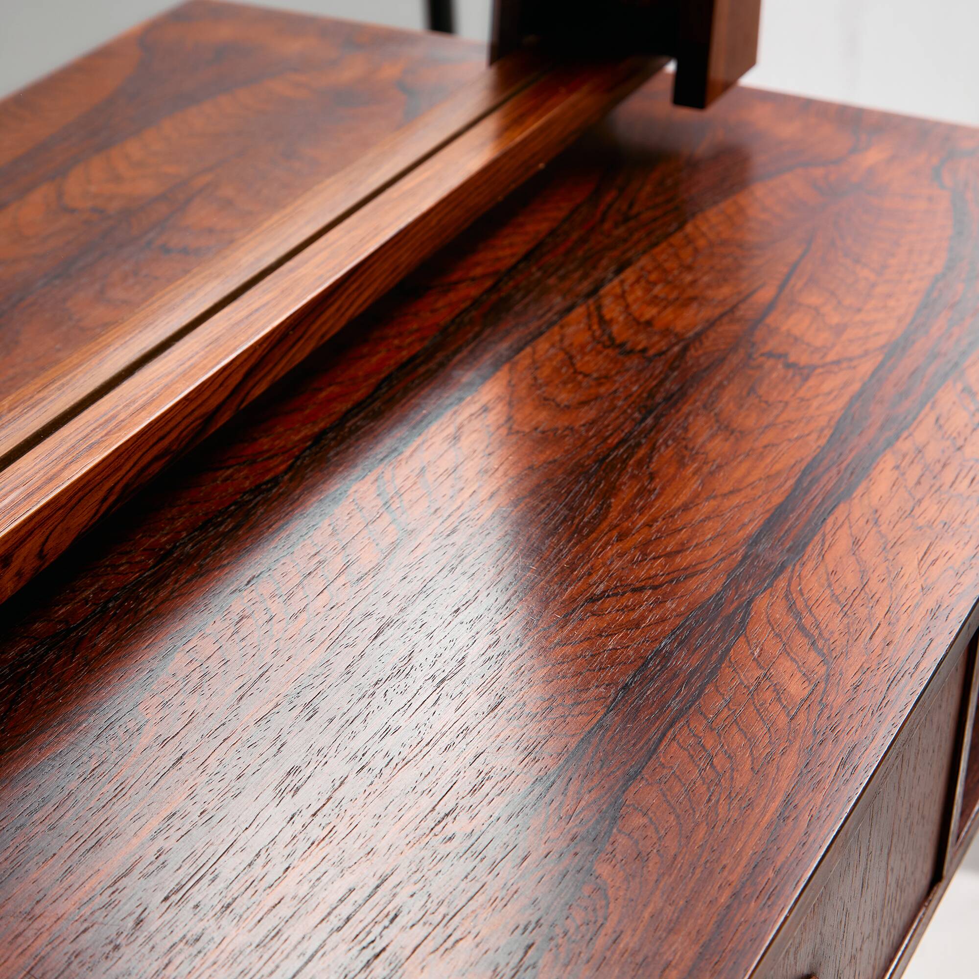 Rosewood framed mirror, Set of 2