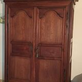 Molded oak cabinet from the end of the 18th century