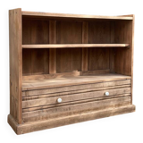 Antique furniture - solid oak shelf