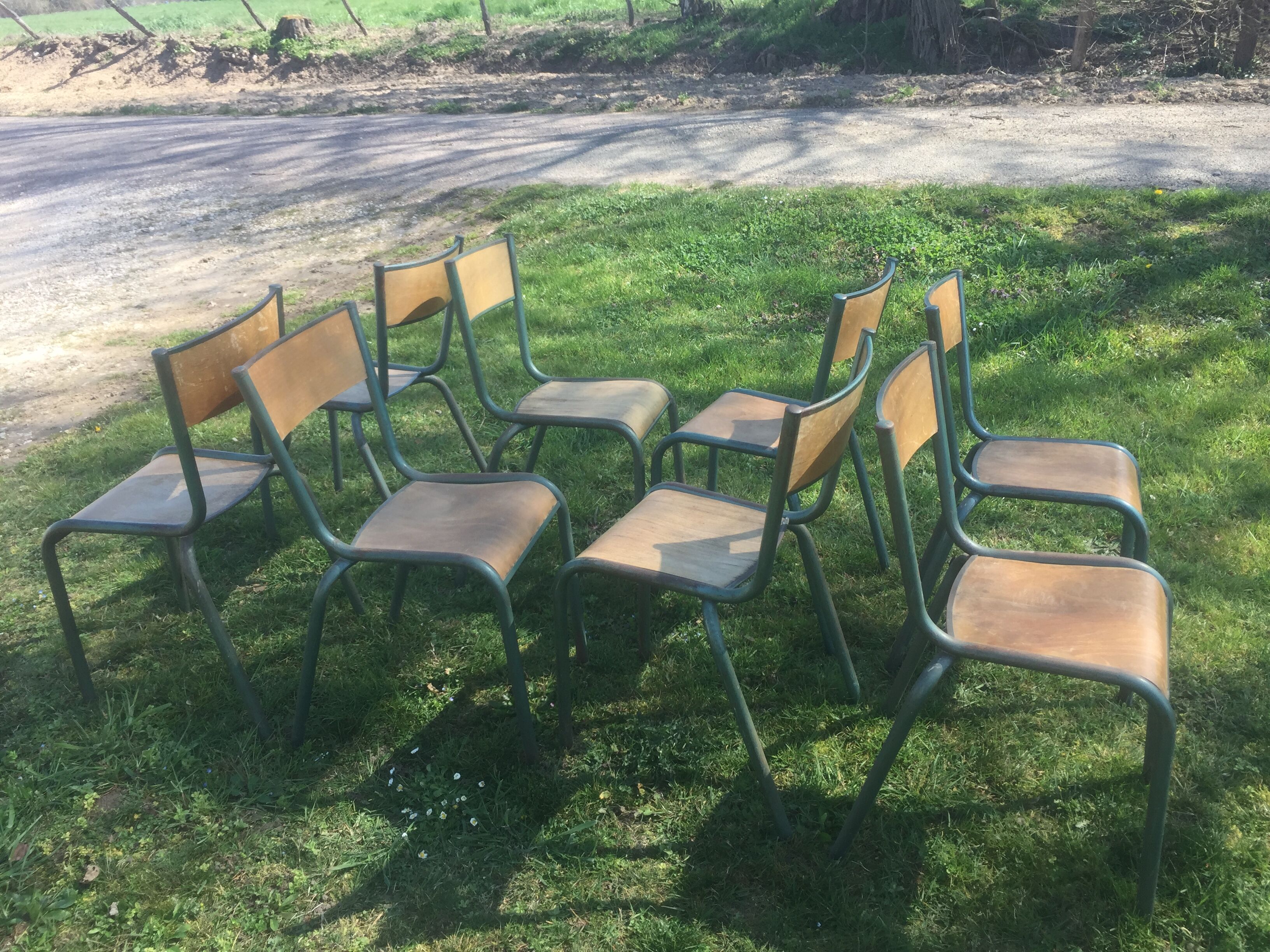 8 chairs mullca