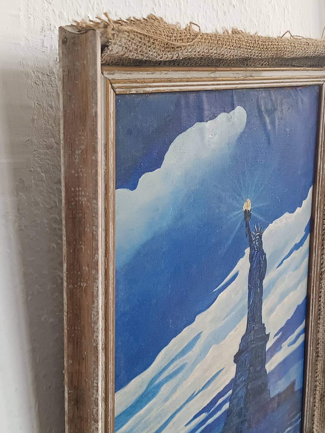 Oil painting of the Statue of Liberty, 1943