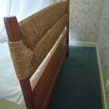 Brutalist design bed Charlotte Perriand style