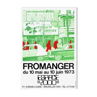 Affiche vintage Gérard Fromanger 1973