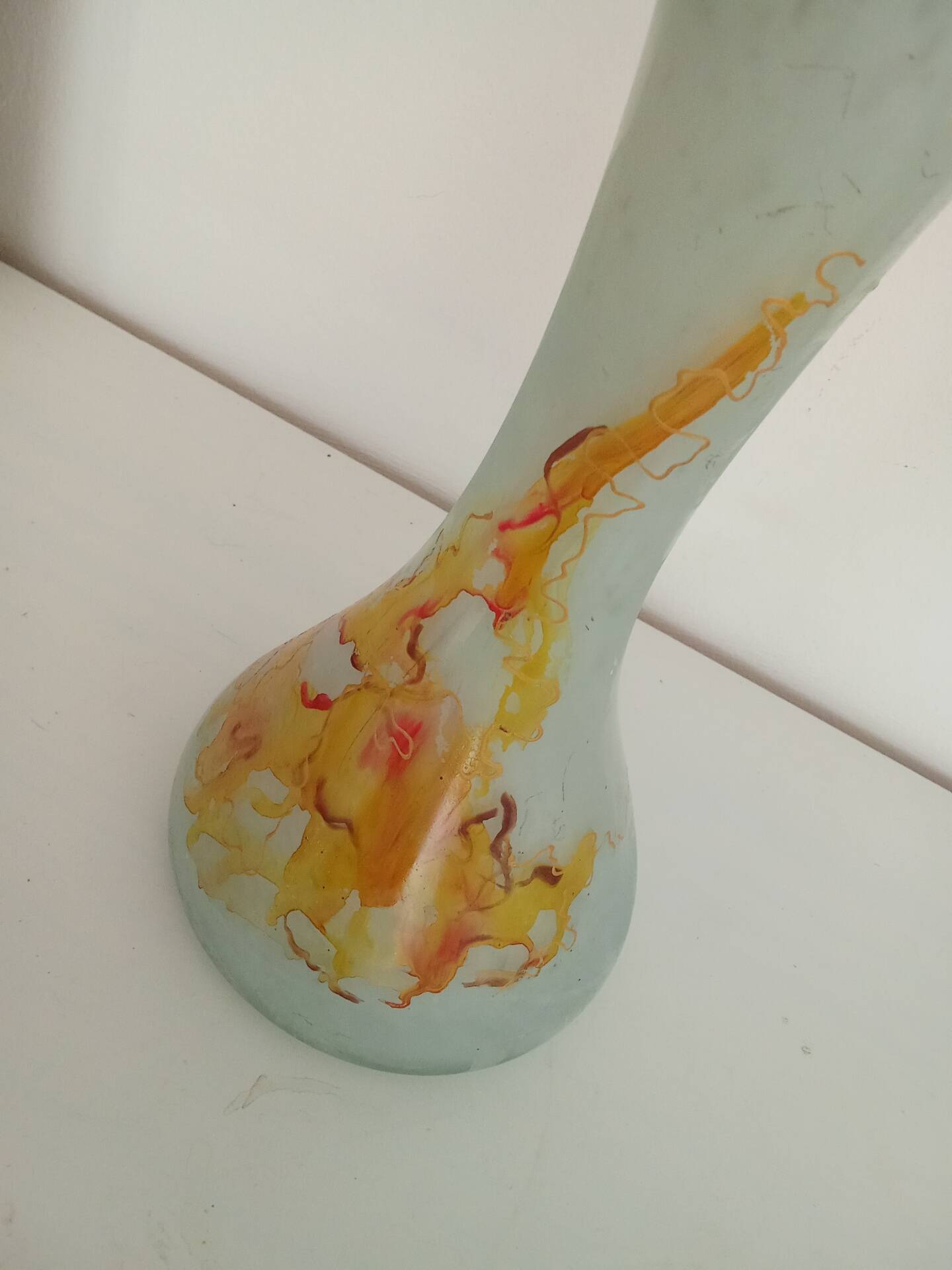 Vase en pâte de verre