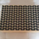Decorated wooden box