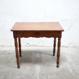 Vintage wooden desk side table
