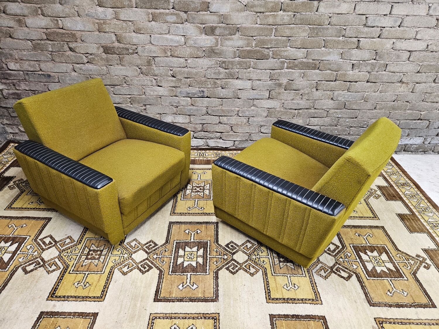 Pair of vintage armchairs 1960s