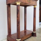 Empire Console in Mahogany and Bronze 19th
