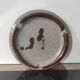 Vintage enamelled stoneware ashtray
