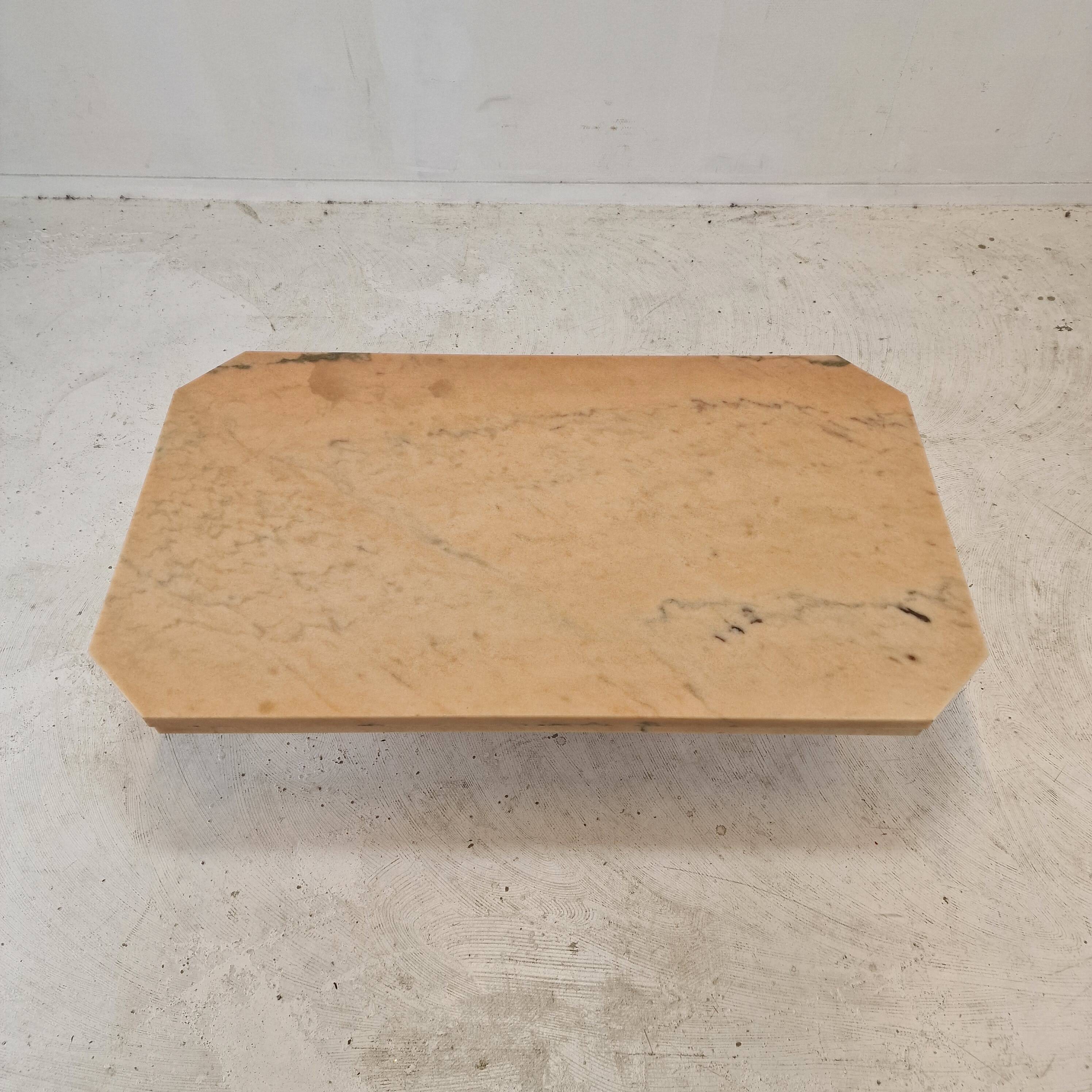 Italian Marble Coffee or Side Table, 1980s