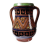 Large Moroccan vase from Safi, polychrome terracotta with two handles, from the 1950s to 1970s.
