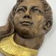 High-Relief Gilded Plaster The Inspired – After Raoul Larche