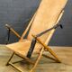 Antique safari campaign lounge folding chair, Spain 19th century