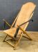 Antique safari campaign lounge folding chair, Spain 19th century