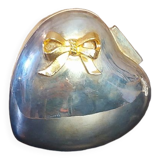 Silver metal jewelry box