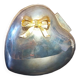 Boîte à bijoux métal argenté