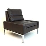Fauteuil en cuir Wilkhahn Série 800 par Hans Peter Piel