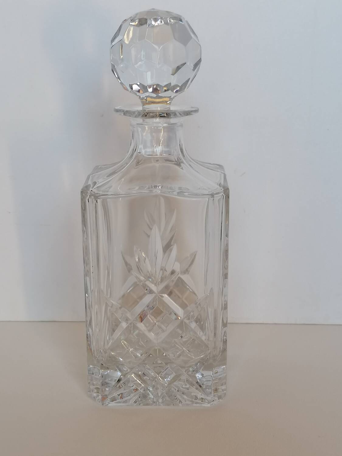 Carafe whisky cristal taillé