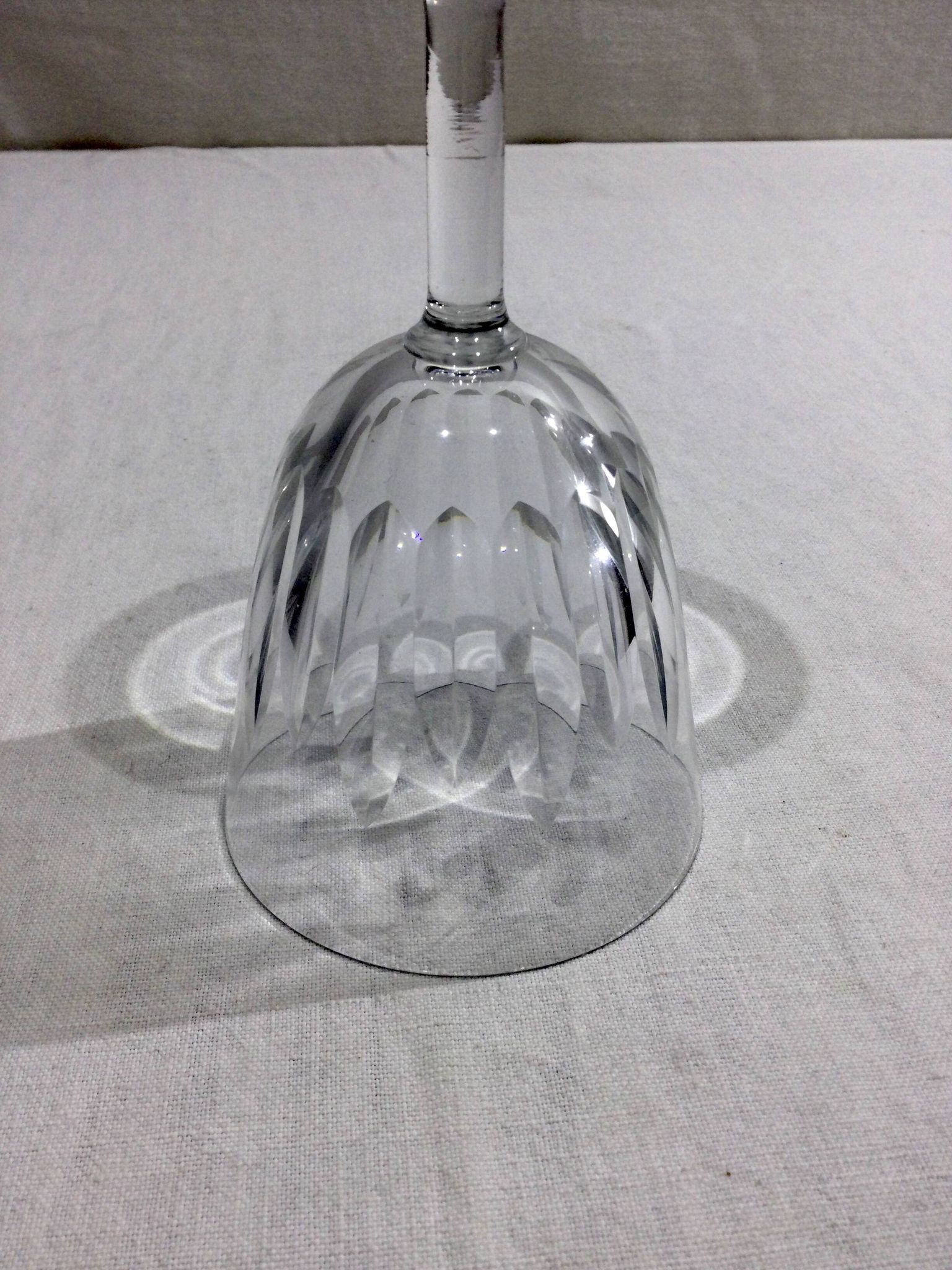 Baccarat – 12 white wine glasses in Baccarat Crystal Casino Model