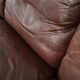 Brown leather sofa, Danish design, 1960s