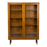 Danish Teak Cabinet with Glass Doors by Carlo Jensen for Hundevad & Co, 1960s