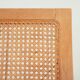 Gijs Bakker folding lounge chair rattan webbing for Castelijn, 1970s