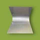 Vintage magazine rack in painted metal and wooden balls - minimalist design