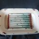 1960 Digoin France Large asparagus dish