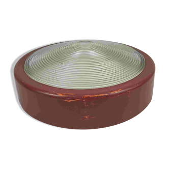 1970s industrial ceiling light