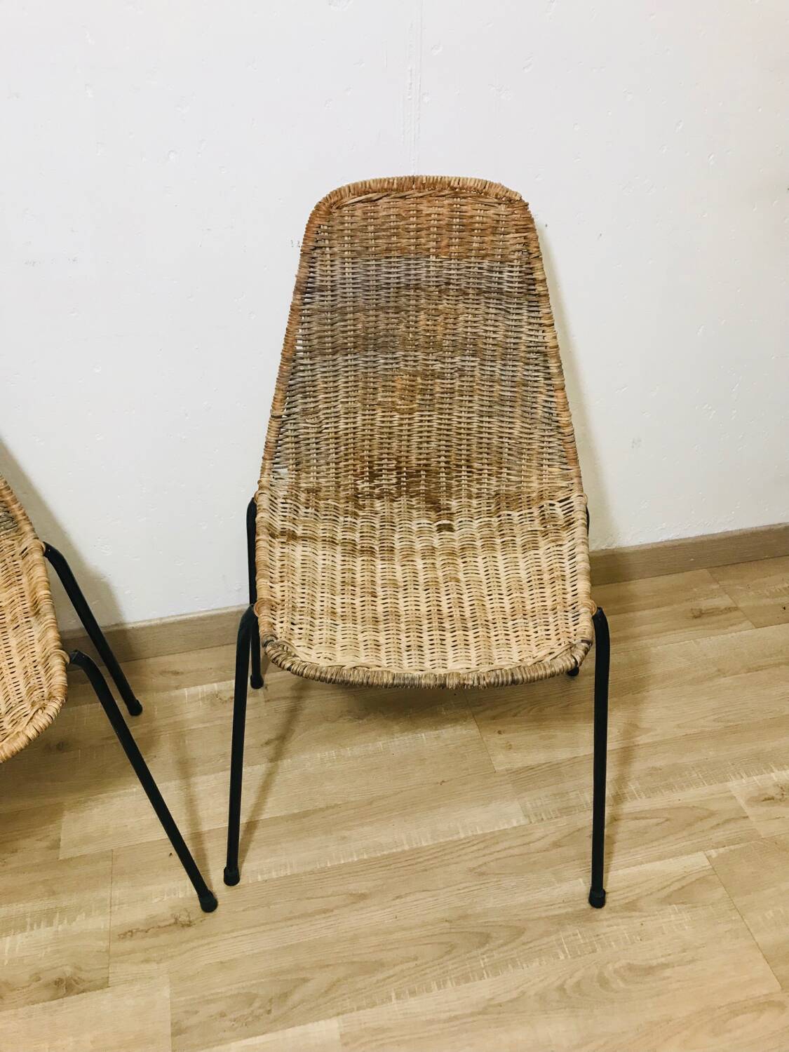 Pair of Gian Franco Legler chairs
