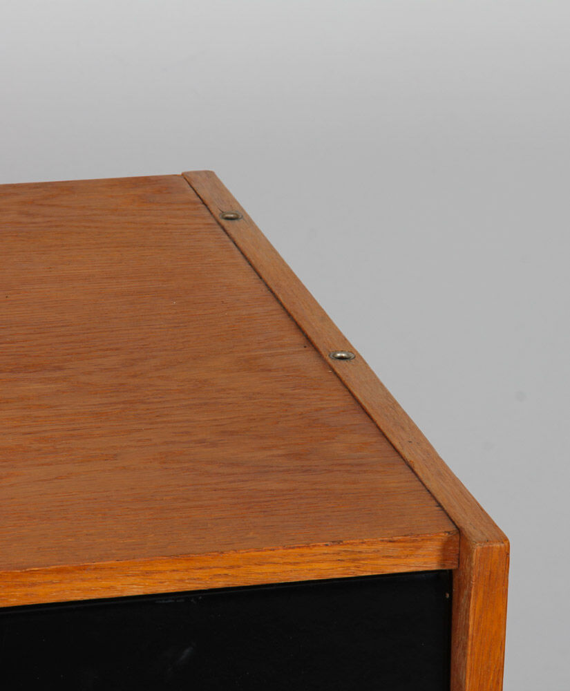 Vintage oak chest of drawers by Jiri Jiroutek, model U458, 1960s