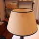 Midcentury leather lamp