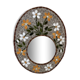 Vintage 70s mosaic mirror 31x40cm