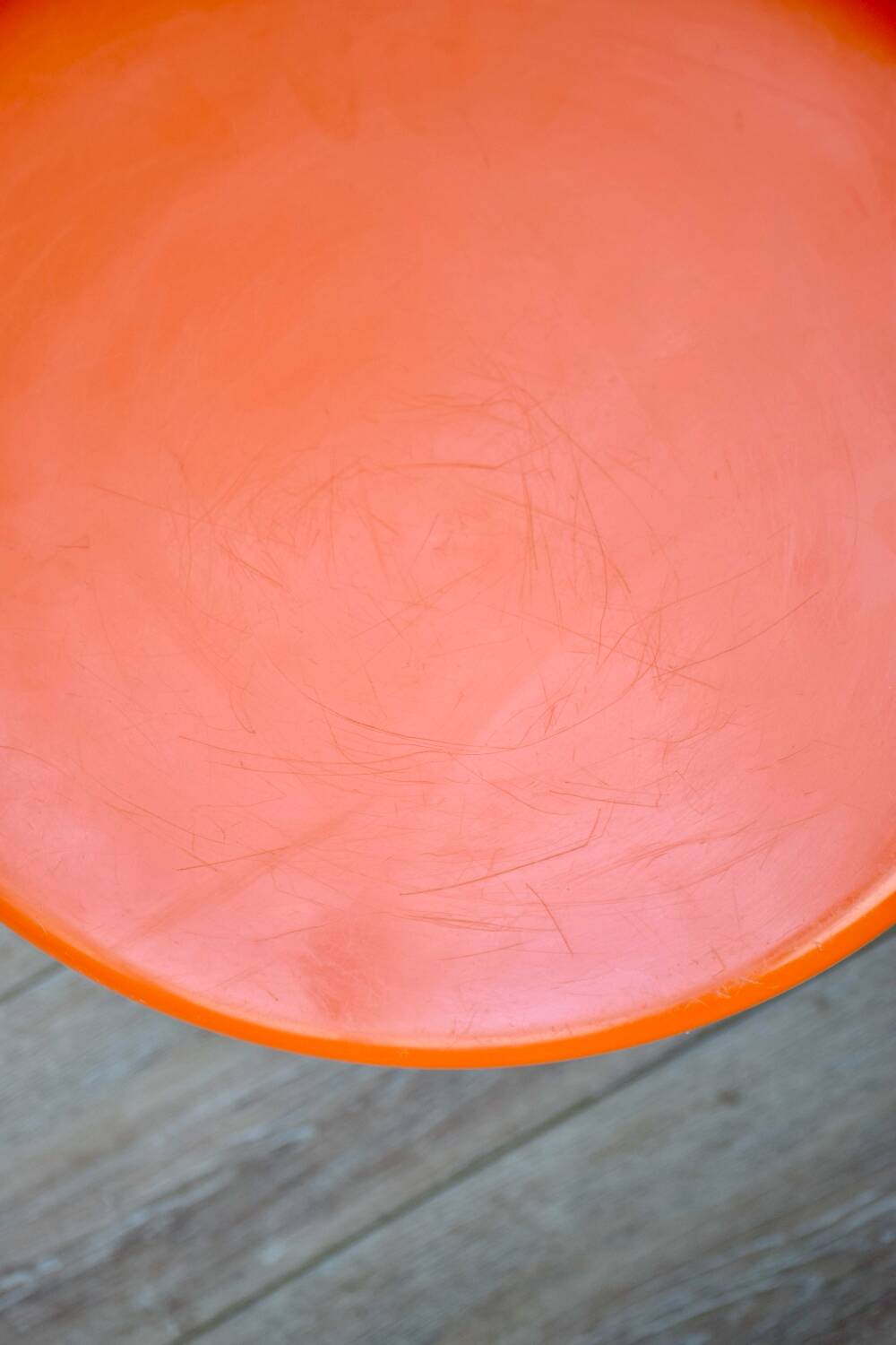 Tabouret Space Age orange dans le style Robur Sgabello Americano