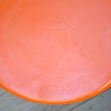 Orange Space Age stool in the Robur Sgabello Americano style