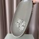 Vintage Hand-Painted Wooden Serving Tray | Scandinavian Folk Art | 43 cm