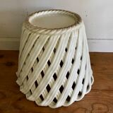 Braided ceramic pot cover